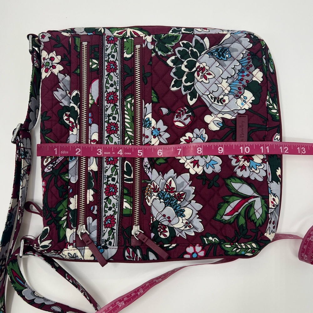Vera Bradley Iconic Triple zip hipster purse - Picture 11 of 12